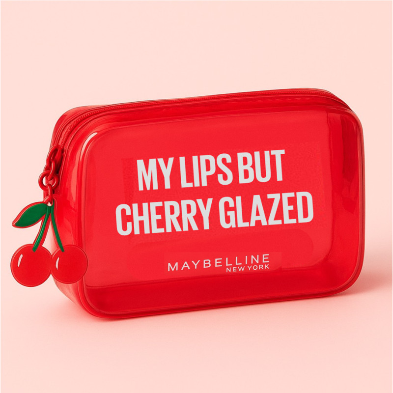 [ของสมนาคุณ ห้ามจำหน่าย] [GWP] Cherry Glazed Makeup Pouch