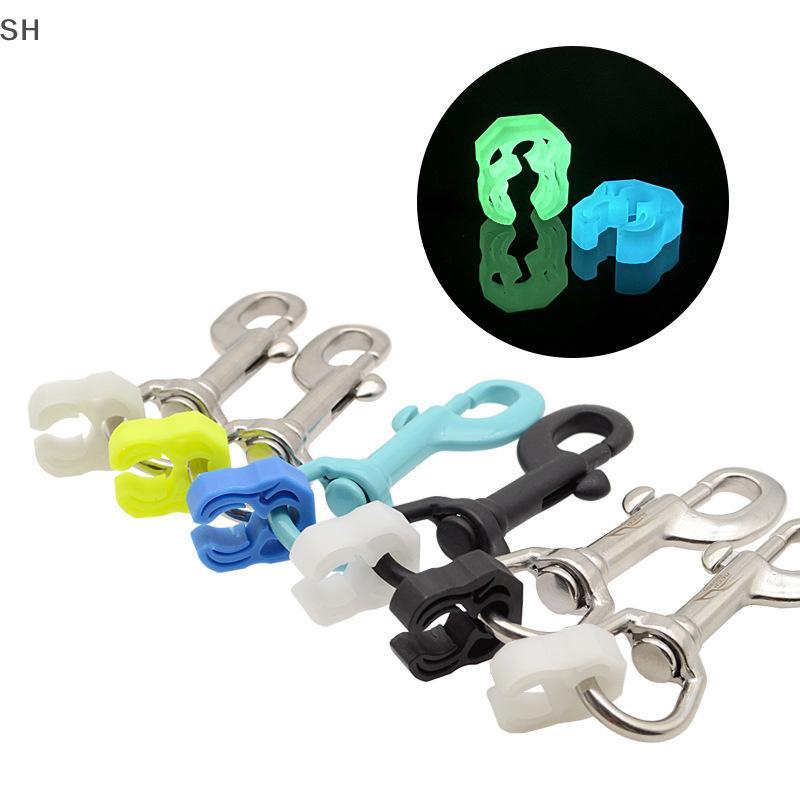 [shn] 1ชิ้นดําน้ําด่วนที่วางจําหน่ายท่อหนีบเครื่องวัดความดันผู้ถือท่อวินาทีเวทีส่องสว่างคงที่ตะขอ BC