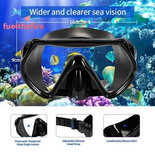 [ฟูเอล] แว่นตาว่ายน้ํากระจกนิรภัยผู้ใหญ่กีฬาทางน้ําอุปกรณ์ดํ…
