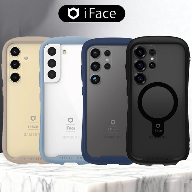 เกาหลีเกาหลี iFace เหมาะสําหรับ Samsung Galaxy S25Ultra/S25 +/ S25 โปร่งใสแม่เหล็กกระจกนิรภัยกันกระแ