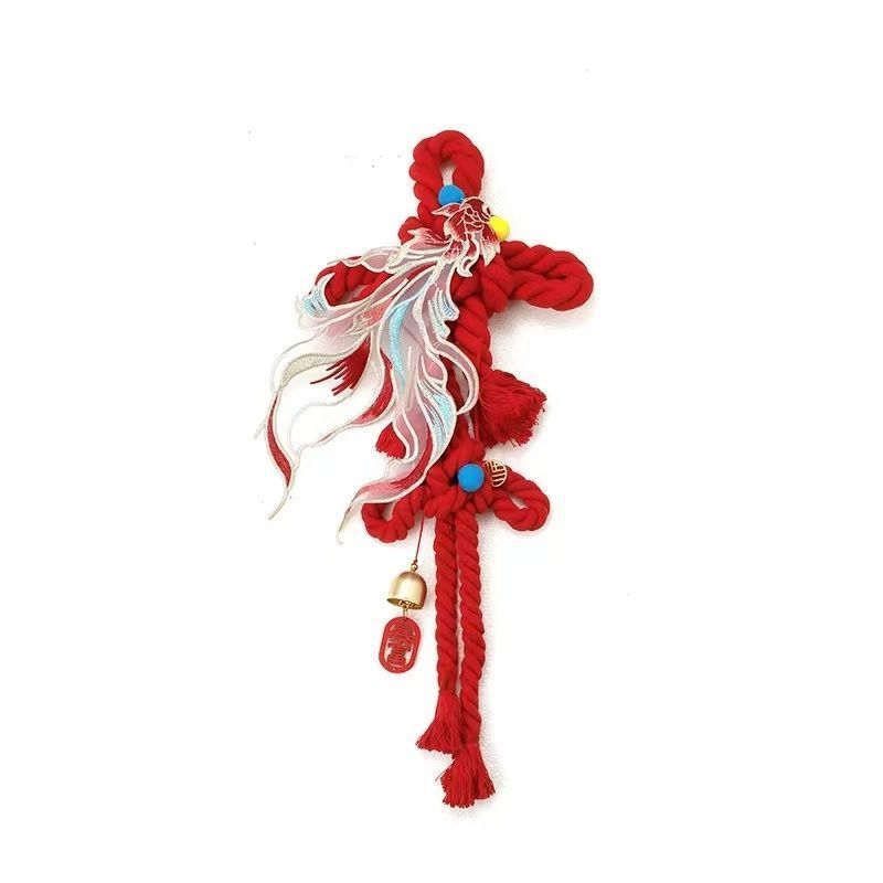 W Wanzi Koi จีน Knot ประตูแขวน 2026 ห้องนั่งเล่นสไตล์ใหม่งานรื่นเริงตกแต่งของขวัญพิธีขึ้นบ้านใหม่ Wa