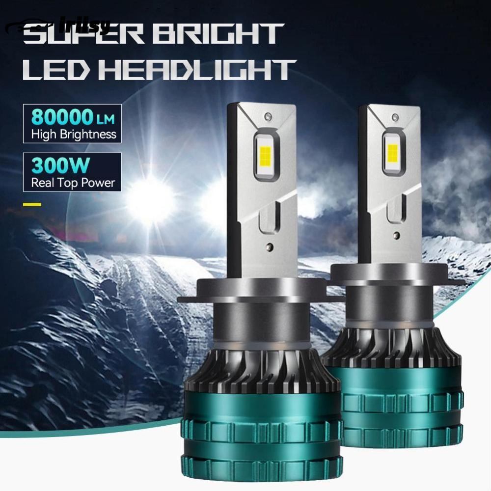 H7 H4 H1 9005 9006 LED ไฟหน้ารถหลอดไฟ - 40000LM สีขาวสูง Low Beam โคมไฟ