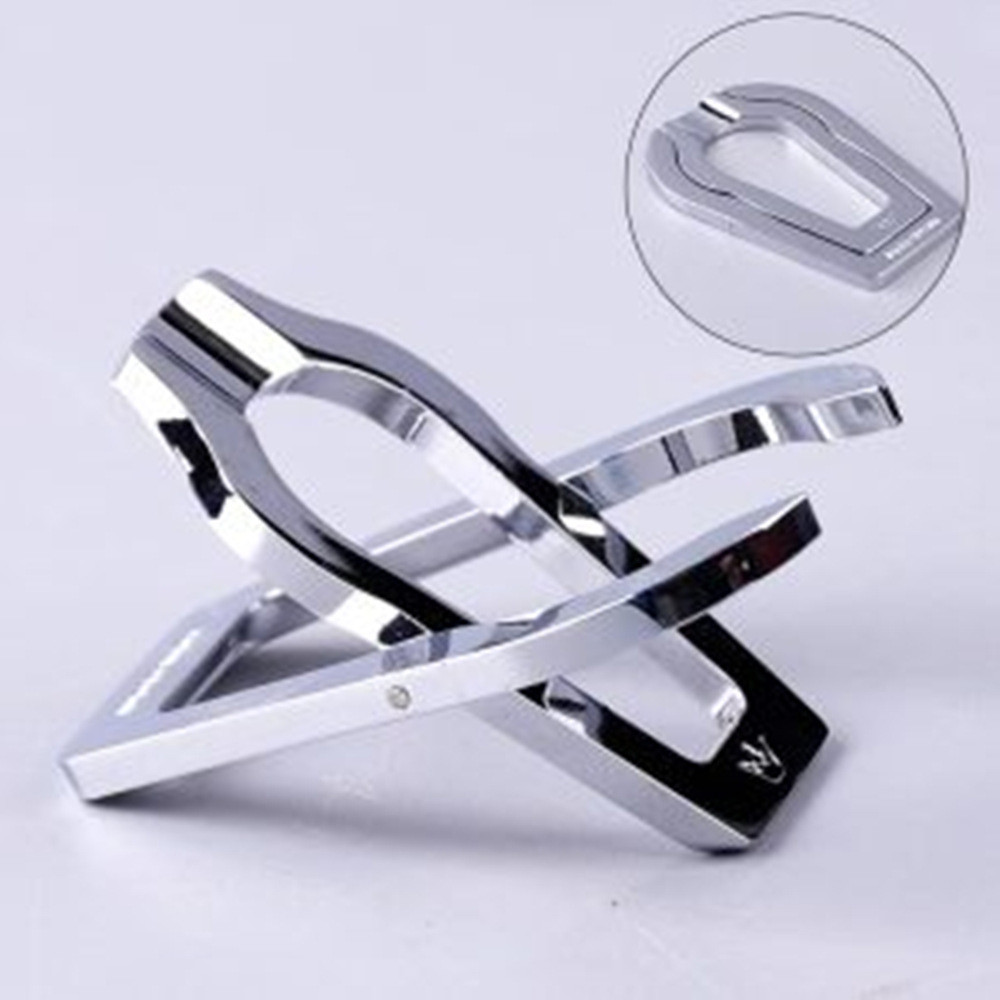 Muxiang Bucket Holder Creative Folding Silver Metal Single Bucket Bucket Holder Bucket Holder 0113p