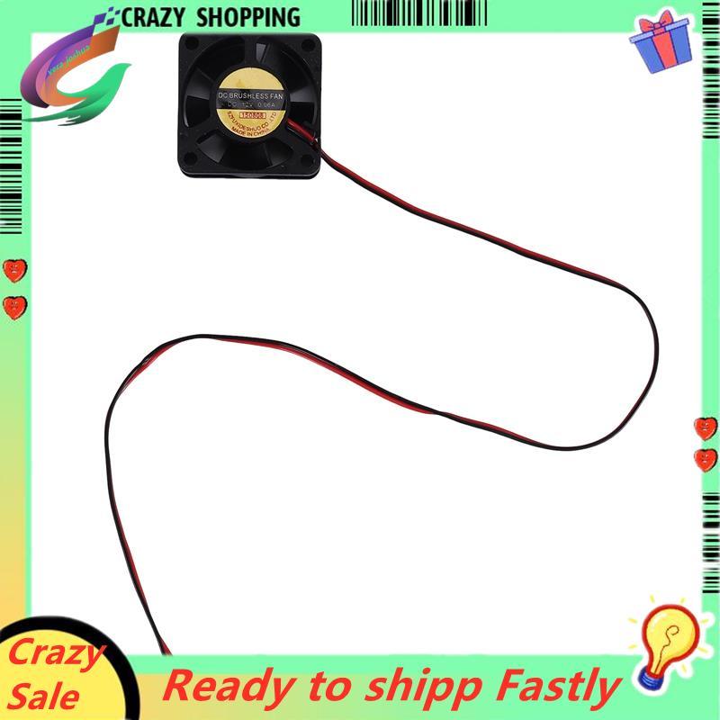 30 มม. x 30 มม. x 10 มม. 3010S 12V 0.06A พัดลมระบายความร้อน DC แบบไม่มีแปรง