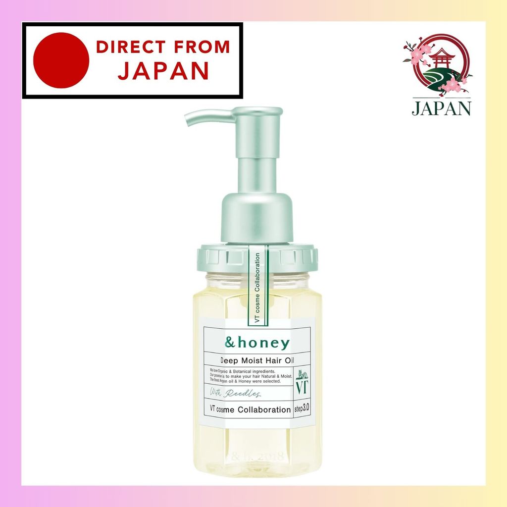 [Limited Edition Collaboration VT] &honey Deep Moist Hair Oil 100ml | Hair Oil