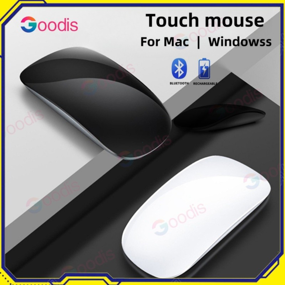 ไร้สาย Bluetooth 5.0 Mouse Touch Mice เมาส์สัมผัสบางเฉียบสำหรับคอมพิวเตอร์โน้ตบุ๊ก Mac