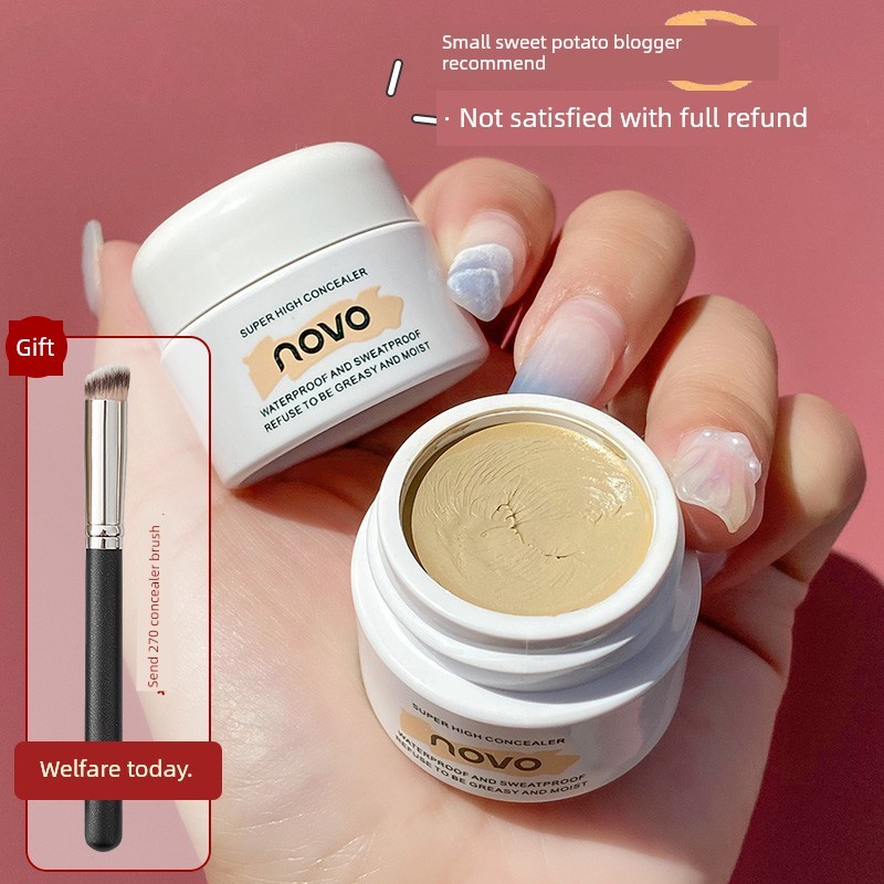 concealer คอนซีลเลอร์ Novo CONCEALER Palette Giant CONCEALER Handy Tool Cover Spots Face Acne Marks 