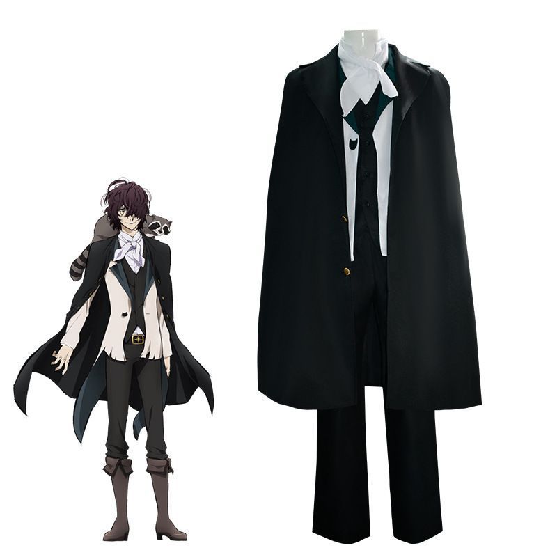 ชุดcosplay Bungou Stray Dogs Edgar Allan Poe เสื้อผ้าสำหรับคอสเพลย์อนิเมะ