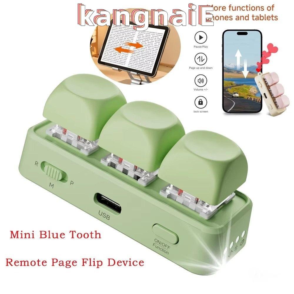 KANGNAI คีย์บอร์ดหน้า Turner, 3 คีย์อเนกประสงค์ EBook หน้า Turner คีย์บอร์ด, Universal แบบพกพาบลูทูธ