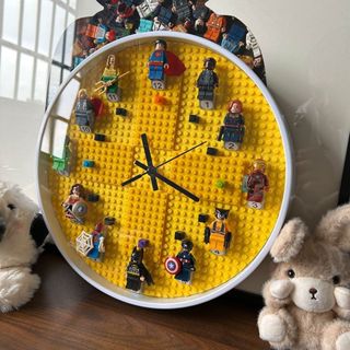 ((สไตล์ใหม่ขายร้อน) เลโก้อาคารบล็อกนาฬิกา ทําเอง ติดผนังห้อง…