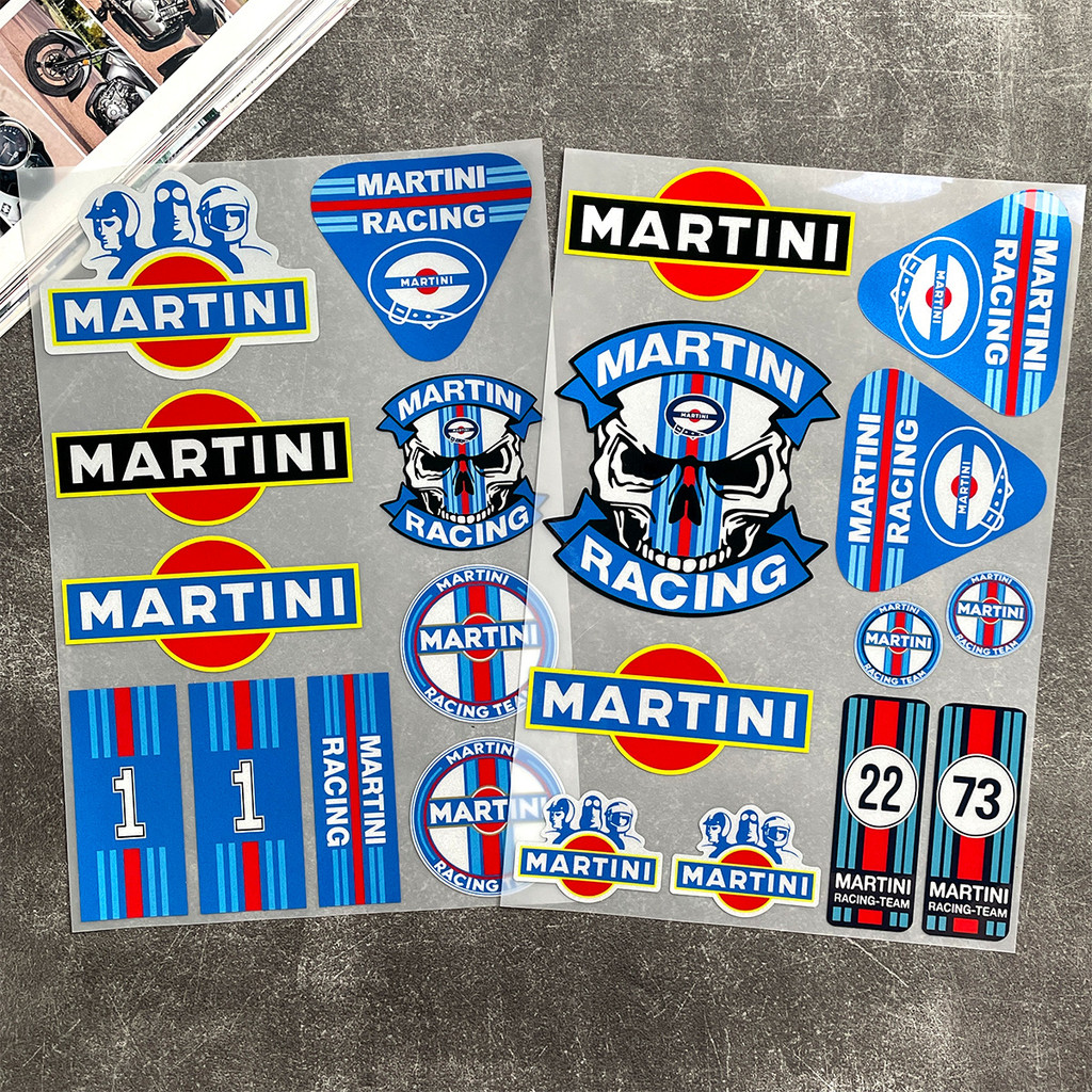 สําหรับ MARTIN สติกเกอร์รถ Motocross Racing Off-road แล็ปท็อปสติกเกอร์รถจักรยานยนต์หมวกนิรภัย PVC Decal สําหรับ Love Old School LANCIA ราคา ถูกที่สุด ดีลบีเคเค แกลเลอรีภาพที่ 5