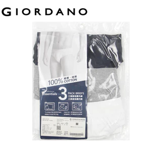 GIORDANO กางเกงชั้นในชาย Men's Classic Briefs (3 pieces) 01175038