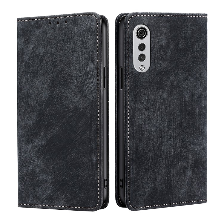 พร้อมส่ง สําหรับ LG Velvet RFID Anti-theft Brush Leather Phone Case