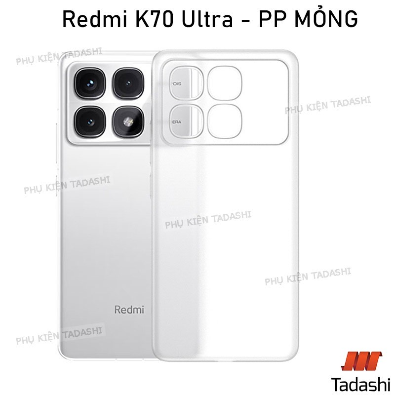 Redmi K70 Ultra, K80/ K80 Pro/ K80 Ultra Thin Case Breathable, Matte PP พลาสติกจํากัดลายนิ้วมือ Yell