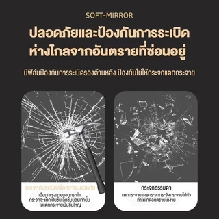 BA กระจก กระจกเต็มตัว 165×50ซม ชนิดตั้งพื้น/ติดผนัง พร้อมขาตั้ง การชดเชยความเสียหายของ ฟรีค่าชดเชยกรณีเกิดความเสียหาย