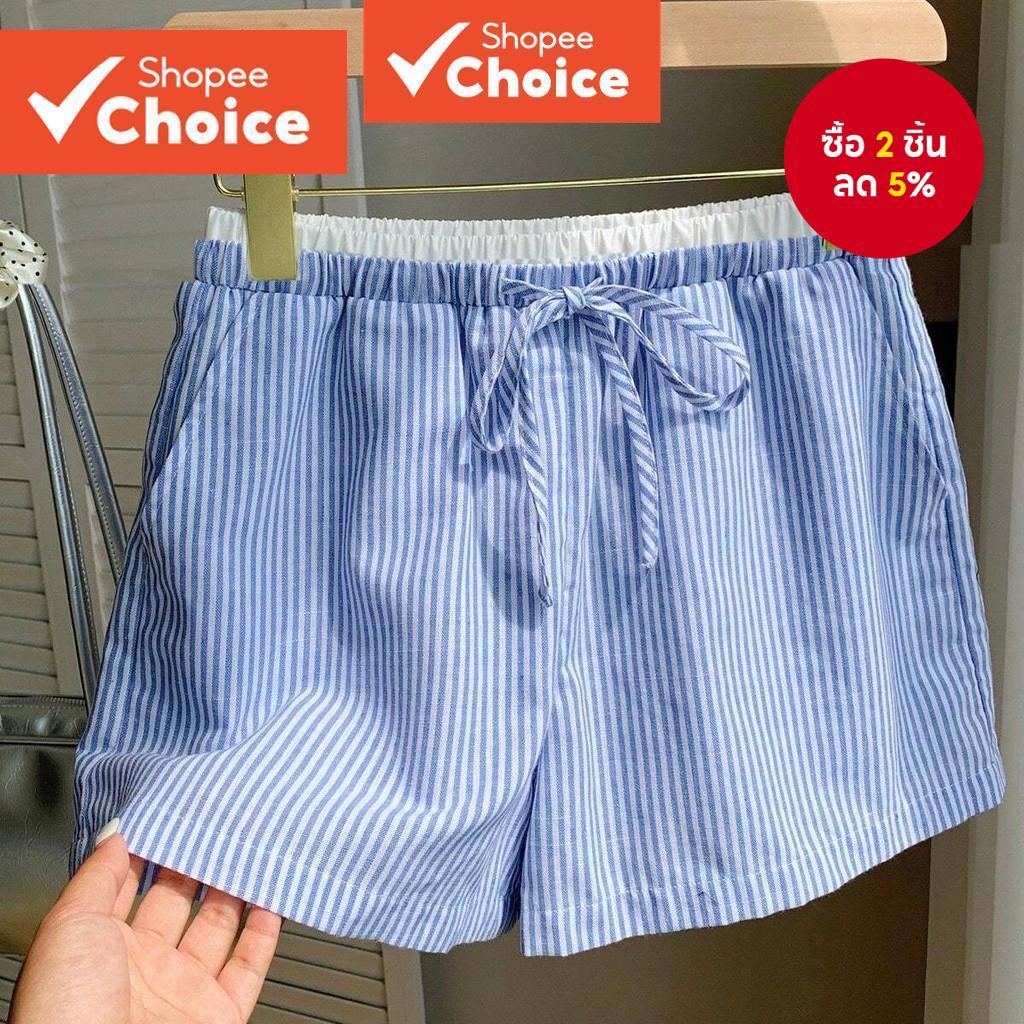 BR19-DEC24-D-2-กางเกงขาสั้นเอวผูก-STB19BR096