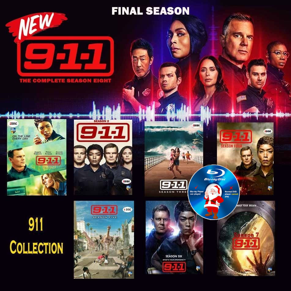 E-BLURAY TV SERIES 911 SEASON 8(2025) 911 SEASON 1/2/3/4/5/6/7/8