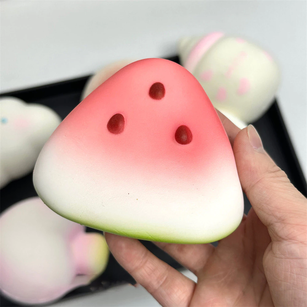 สควิสชี่ ของเล่นบีบสกุชชี่ รูปขนมปัง แบบนิ่ม คลายเครียด บีบขนมปังของเล่น Squishy thumbnail 8