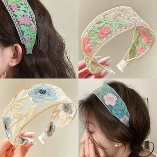 ที่คาดผม ดอกไม้ปัก สีสันสดใส มาใหม่