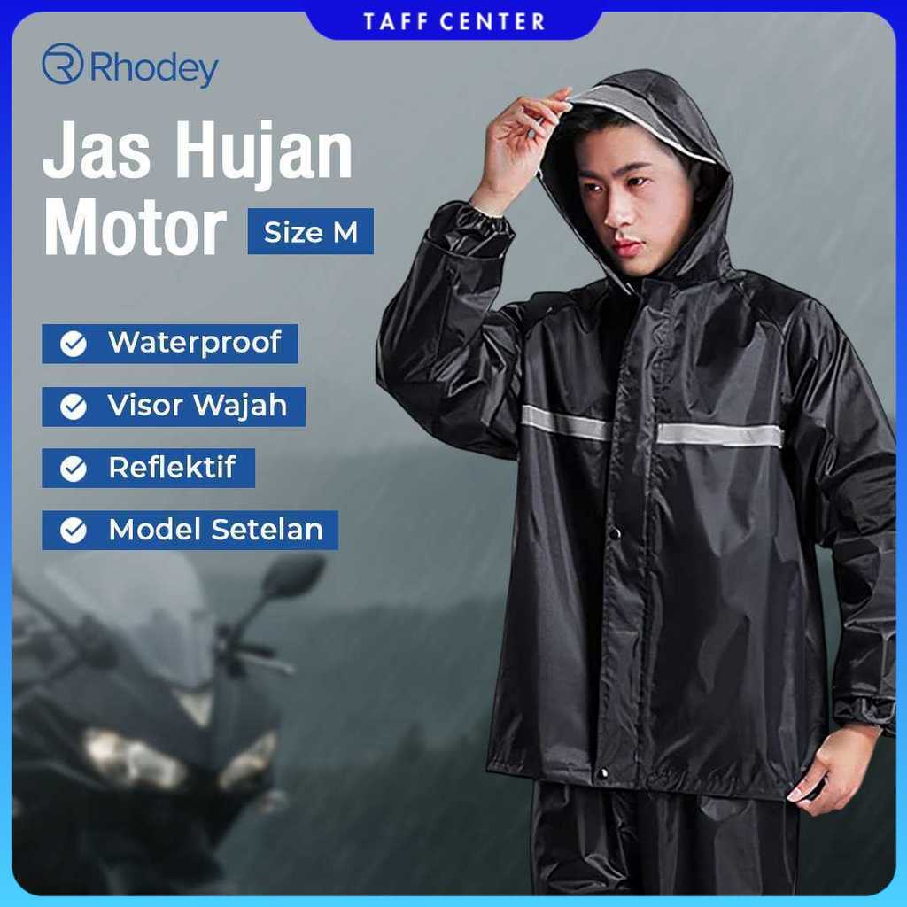 เสื้อกันฝนกระบังหน้ารถจักรยานยนต์กันน้ํา Rhodey Pole - T1