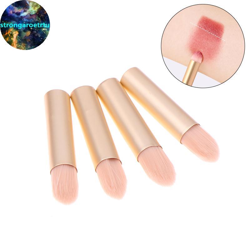 Strongaroetrtu 5/10 ชิ้นปลายนิ้ว Lipsti แปรงแต่งหน้า Precision คอนซีลเลอร์ Make Up แปรง Domed ขนาดเล