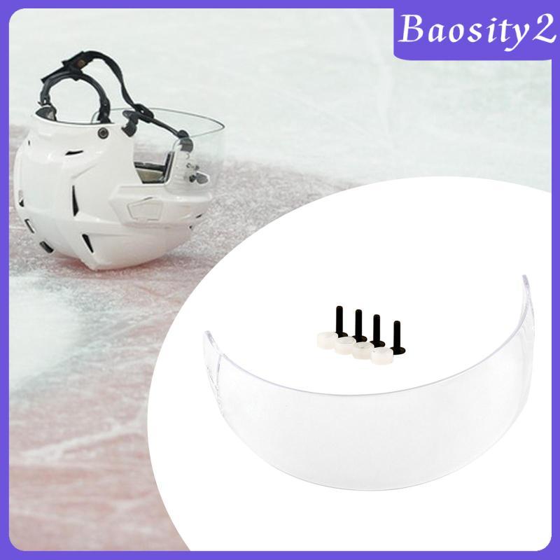 [Baosity2] Ice Hockey Helmet Visor Replacement Helmet Shield Sports Half Face Mask Enhance