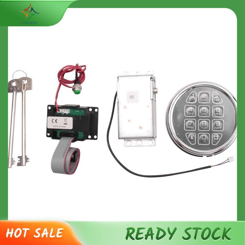 [luxiang.th] Safe Lock Electronic Digital Safe Lock Replacement Solenoid W/ 2 Key