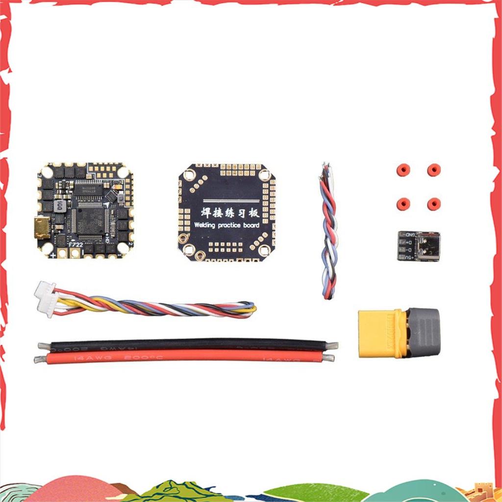 GHF722AIO-HD 40A AIO Baro OSD F722 Flight Controller BLHELIS 40A 4in1 ESC 2-6S สําหรับ FPV Freestyle