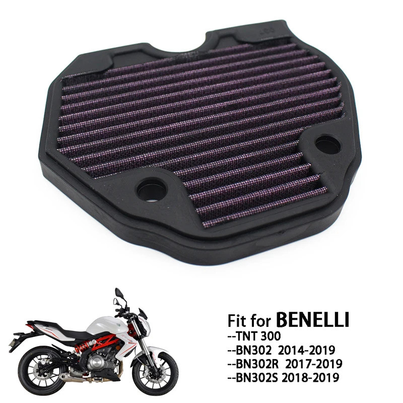Pokhaomin รถจักรยานยนต์ทําความสะอาดกรองอากาศสําหรับ BENELLI BN302 BN 302 2014-2019 BN302S 2018-2019 