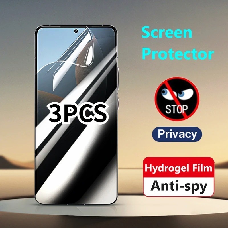 3 ชิ้น Matte Soft Hydrogel ฟิล์มสําหรับ iQOO Z9 Turbo + Turbo Endurance Lite Anti Spy ความเป็นส่วนตั