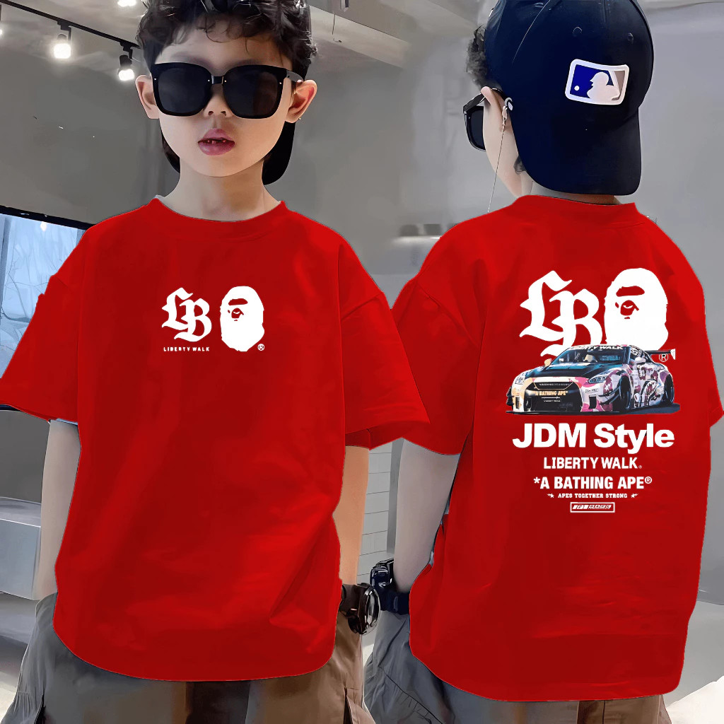[จัดส่งฟรี] เสื้อยืดคอกลมผ้าฝ้ายคุณภาพสูง 100%, เก็บเงินปลายทาง, เหมาะสำหรับเด็ก แขนสั้น