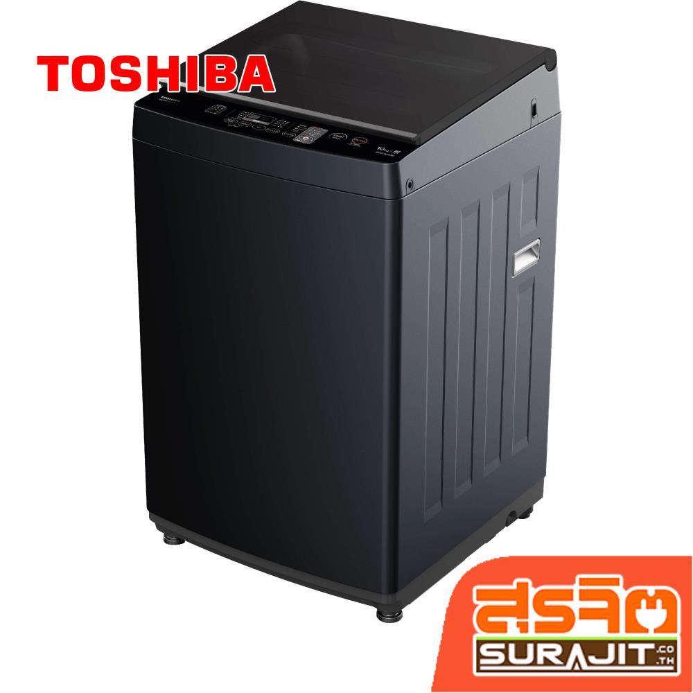 TOSHIBA เครื่องซักผ้าอัตโนมัติ 10 กิโลกรัม สีดำ รุ่น AW-M1100PT(MK) (22331)
