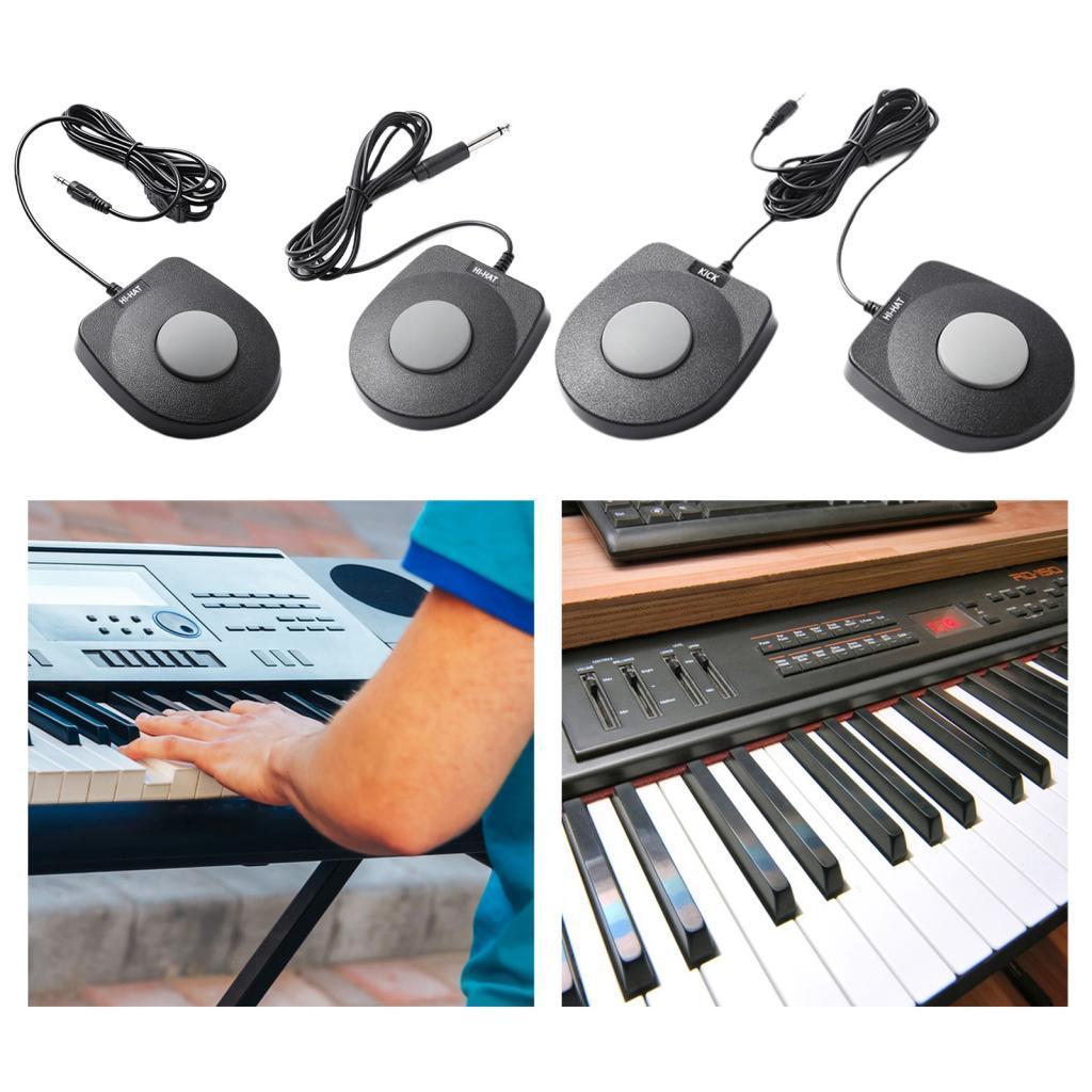 [txejgi] Piano Sustain Pedal, Electronic Drum Sustain Pedal, อะไหล่เครื่องดนตรีสําหรับ