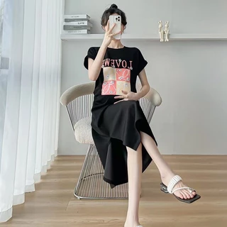 no1shopชุดคลุมท้องฤดูร้อน ชุดคลุมท้องยาวคุณภาพสูงบางให้นม ชุดคลุมท้องยาวแฟชั่น สวมใส่สบาย