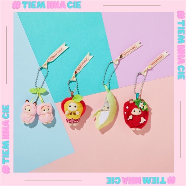 [Cies Shop] [AVAILABLE] พวงกุญแจผลไม้ SYLVANIAN FAMILIES