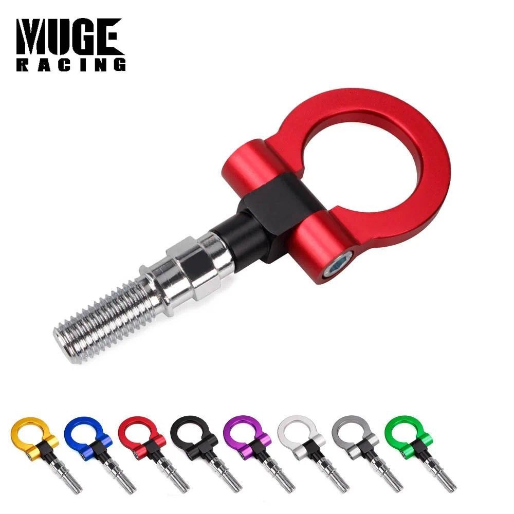 รถ Racing Tow Hook สําหรับ BMW E46 E81 E30 E36 E90 E91 รถปรับแต่ง Universal Auto Trailer Hitch แหวน 