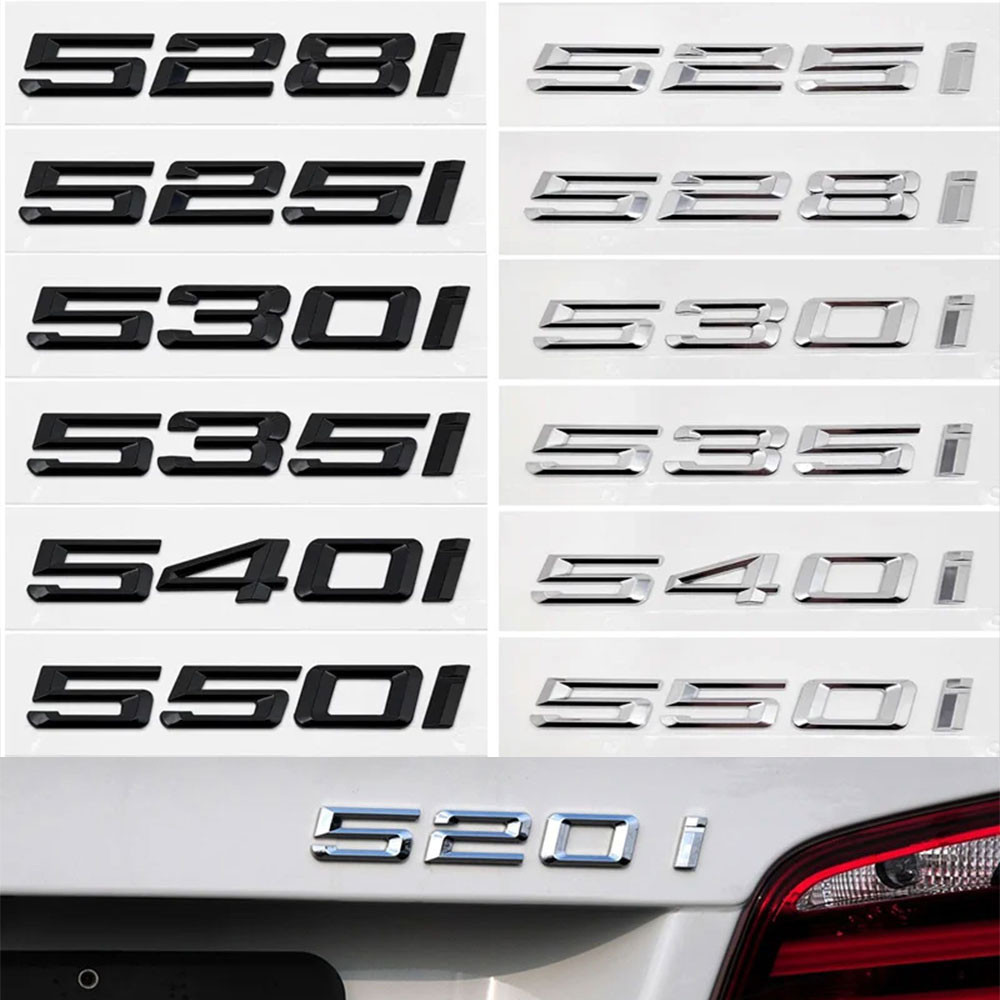 สําหรับ 2008-2016 5 Series 525i 528i 530i 535i 540i 550i E34 E39 E60 E61 F10 Emblem Decal ด้านหลังจํ