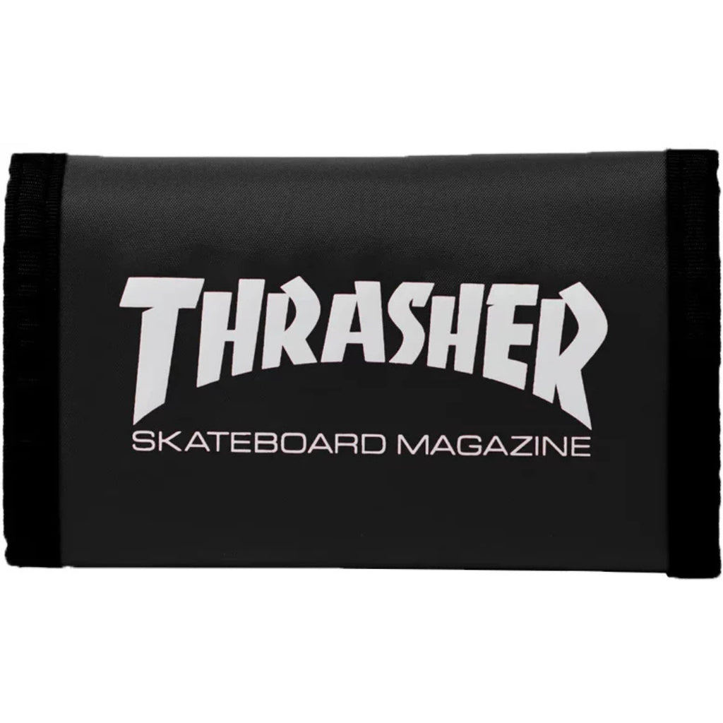 Thrasher Skate Mag Velcro Wallet Black