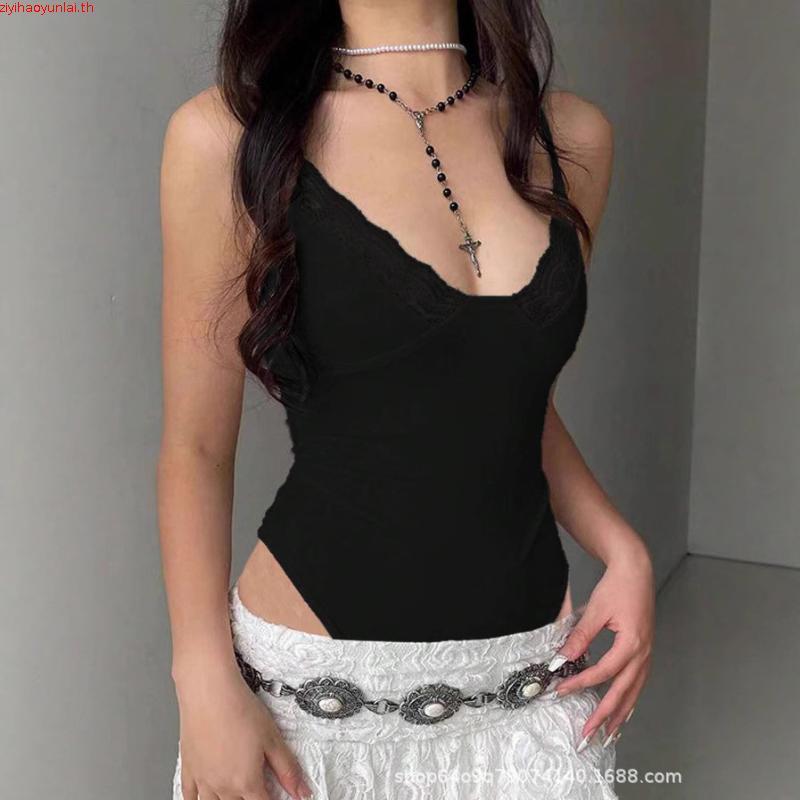 INAWLY บอดีสูท ลูกไม้ ซีทรู🍑