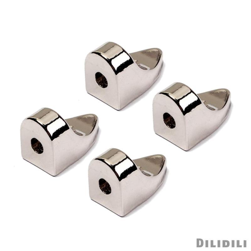 [Dilidili] 4 ชิ้น Chrome Banjo Brackets L รูปร่าง Banjo วงเล็บชิ้นส่วนเครื่องดนตรี