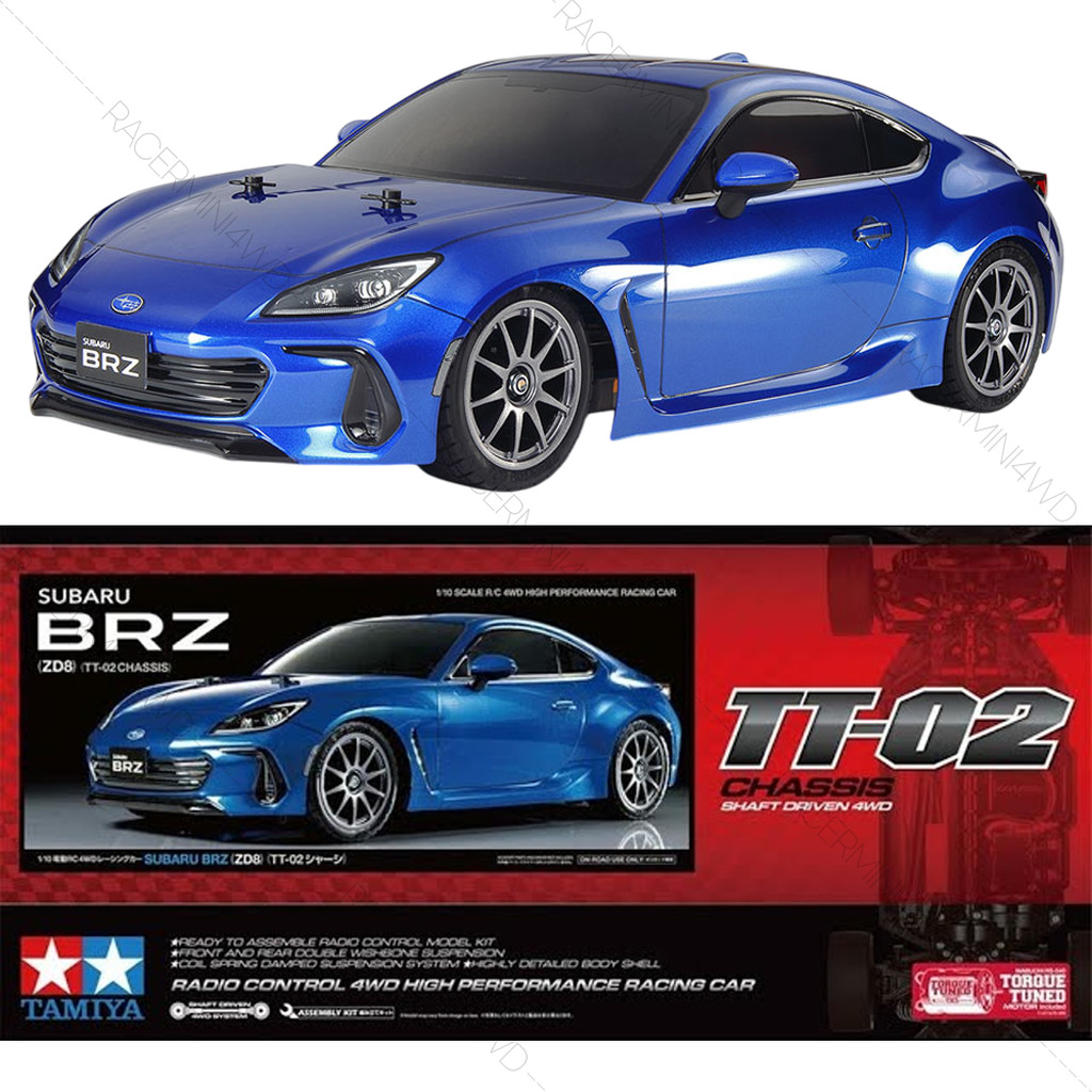 TAMIYA 58702 1/10 R/C Kit 4WD Subaru BRZ (ZD8) (TT-02 Chassis)