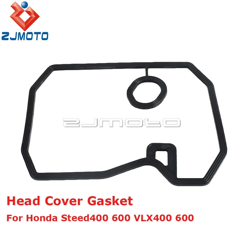 ZJ ปะเก็นฝาครอบฝาสูบเครื่องยนต์รถจักรยานยนต์ ยาง สำหรับ Honda Steed 400 Steed 600 VLX 400 VLX 600 St