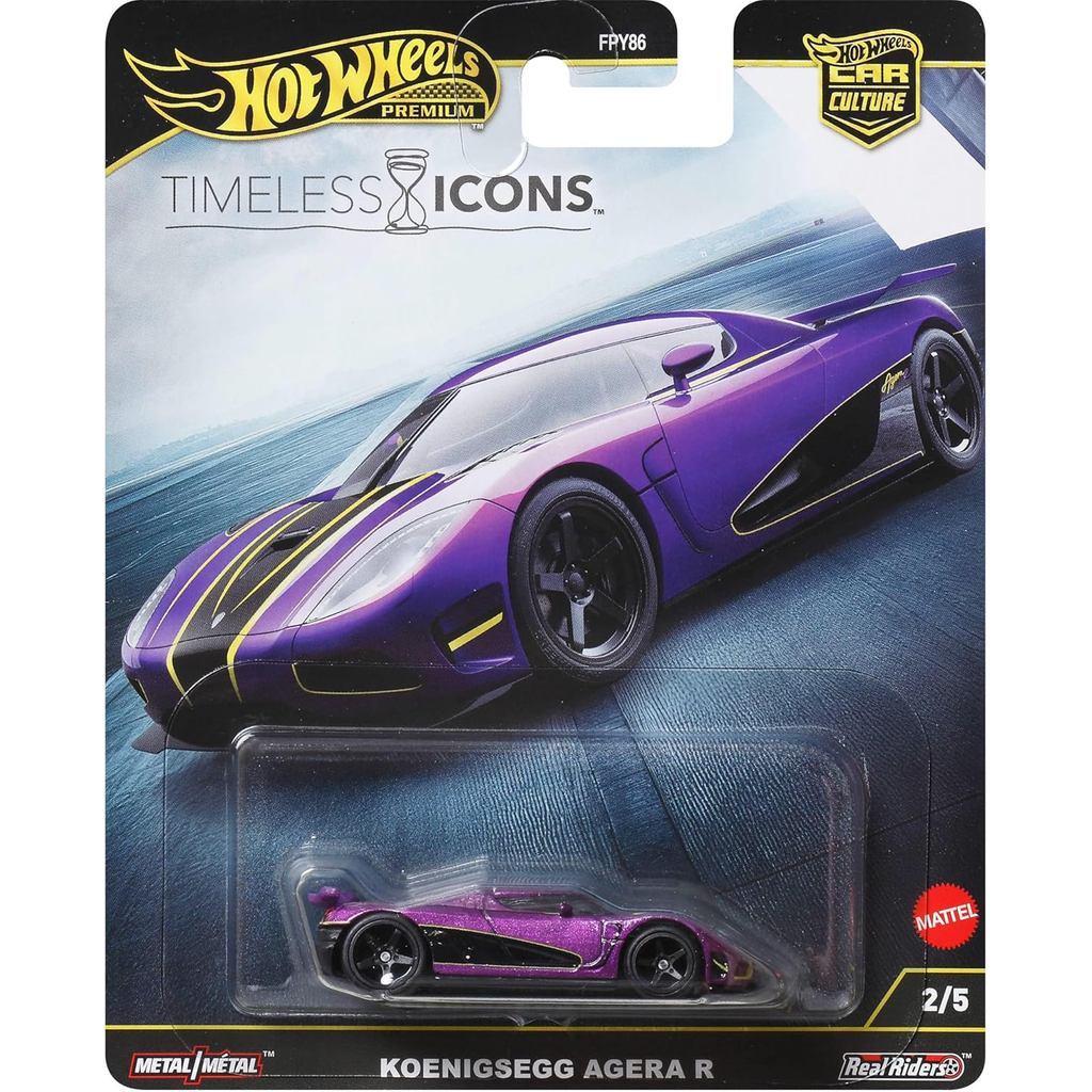 Hot Wheels Premium Car Culture Timeless Icons Koenigsegg Agera R JBK93