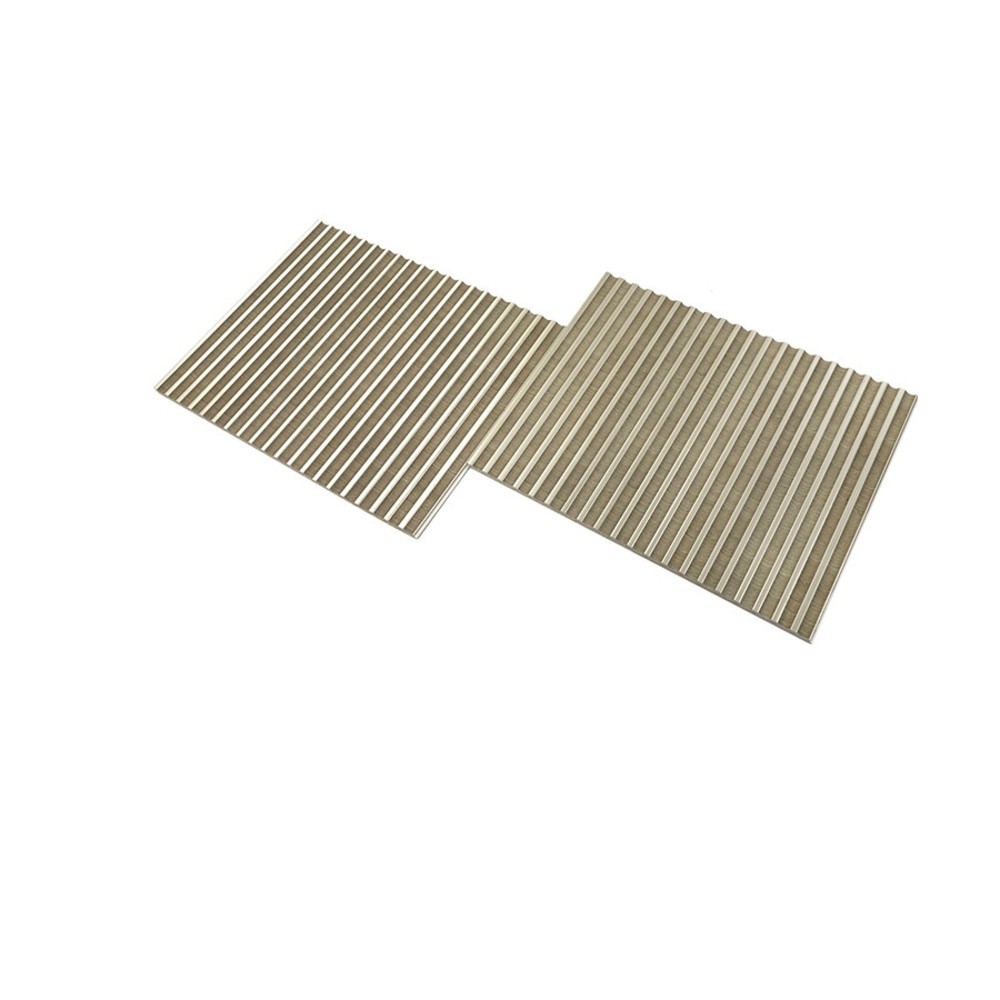 Changdee eco GREAT WOOD ไม้ฝ้าระแนง PS รุ่นJC1368-4043 ขนาด 302x7x2900 มม. สีlinen & Silver สินค้าดี