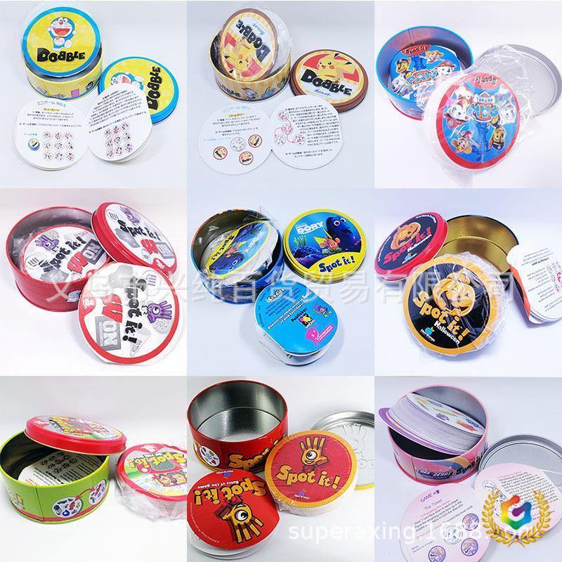 สินค้าใหม่พร้อมสต็อก◊Spot it Card dobble การ์ดเกมกระดานภาษาอังกฤษค้นหาน้องสาวของคุณปริมาณมาก20260202