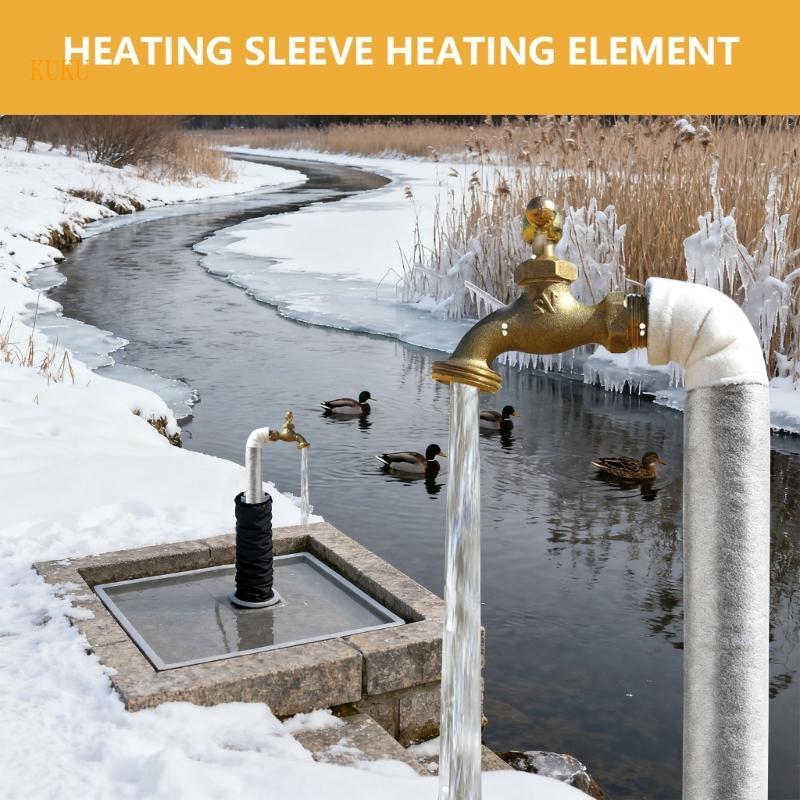 KU* 110V ไฟฟ้าความร้อน Wrap Fast สุดฮอต Conservation สําหรับก๊อกน้ํากลางแจ้ง Garden Hoses