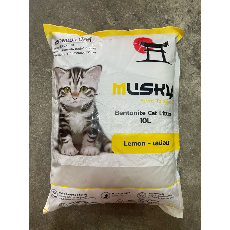 ส่งทันที I คืนคอย 250 I ทรายแมว Musky มัสกี้ 10 ลิตรx2 หนักประมาณ 20 โล - รูปที่ 5
