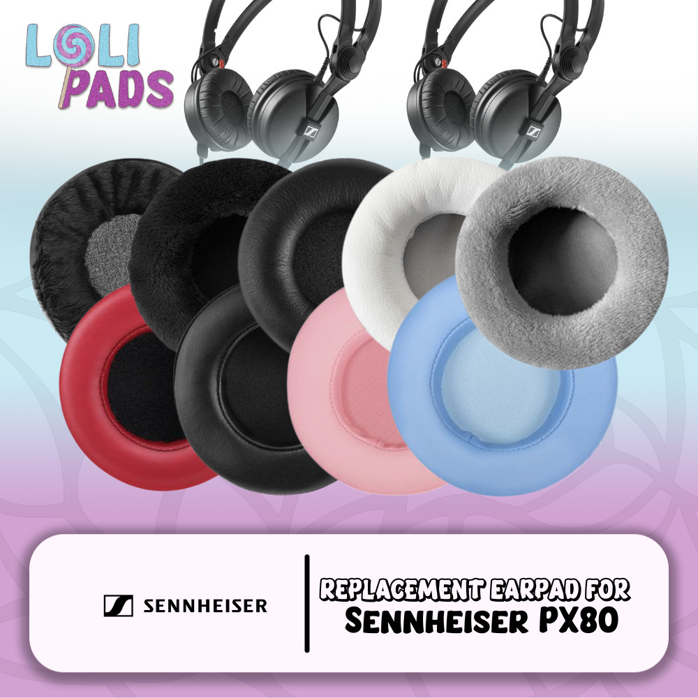 ฟองน้ําแผ่นรองหูฟัง Sennheiser PX80 PX100 PX200 PXC300 PX 80 Pad Earcup Pad