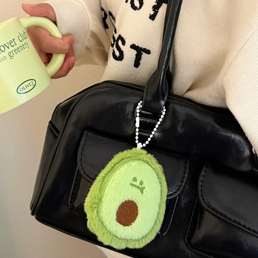 COCOFRUIT กระเป๋าเป้สะพายหลัง Charm, น่ารักมะม่วงพีชกล้วยตุ๊กตาพวงกุญแจ, Avocado Lemon Cherry การ์ตูนผลไม้ตุ๊กตาจี้ของขวัญวันเกิด - รูปที่ 3