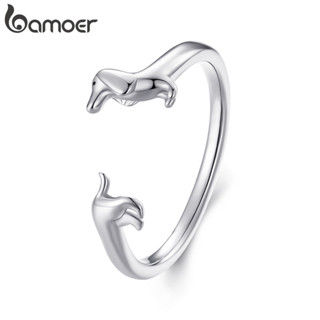 เปิดแหวนปรับขนาดได้แบบดักซ์ฮาวด์ สวยงาม สไตล์แฟชั่น เหมาะสำห…